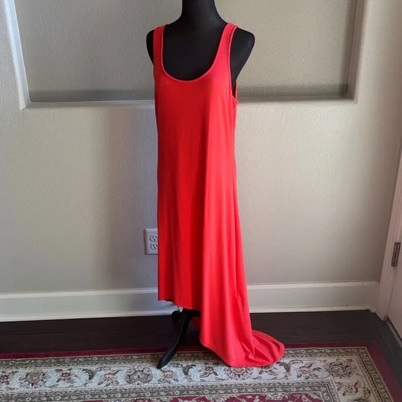 Michael Kors Size 10 Orange Asymmetrical Dress - Picture 1 of 6